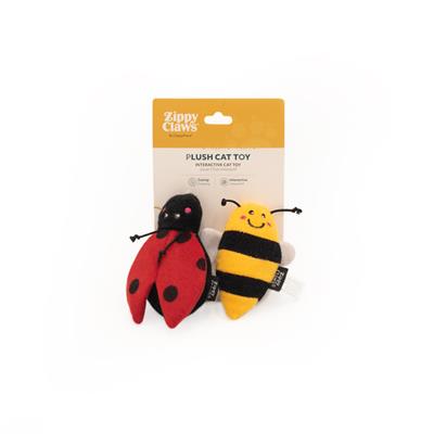 ZippyClaws 2-Pack - Ladybug and Bee