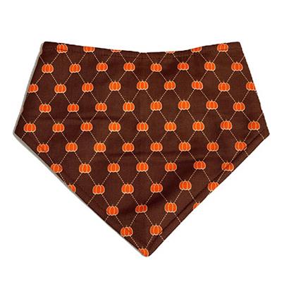 Bandana - Harvest Pumpkin - Brown Thanksgiving Fall Autumn