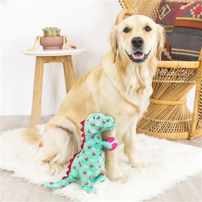 XO Rex Plush Dog Toy