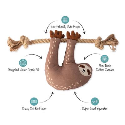 Eat, Sleep, Repeat Earth Friendly Dog Toy