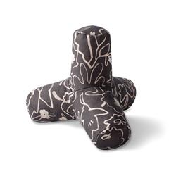 Game On Messy Flower Canvas Dog Toy