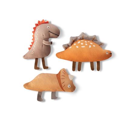 We Came. We Saur. Canvas Mini Dog Toys Set Of 3