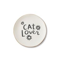 Cat Lover Small Round Tray