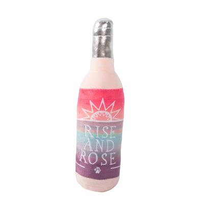 Rise And Rosé Plush Dog Toy