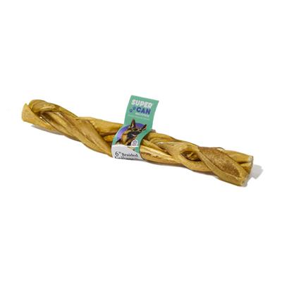 6" Braided Collagen Stick