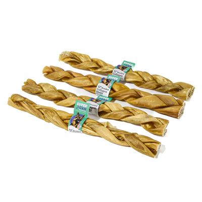 12" Braided Collagen Stick