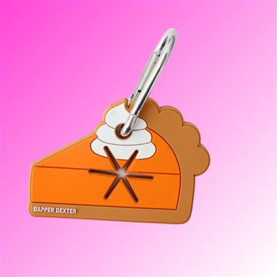 PUMPKIN PIE SLICE - POO BAG HOLDER