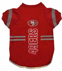 San Francisco 49ERS Dog Reflective Tee Shirt