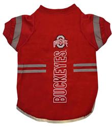 Ohio State Buckeyes Dog Reflective Tee Shirt