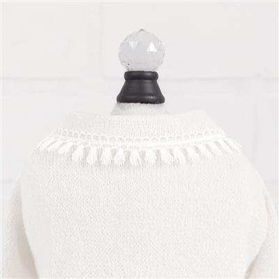 Heavenly Kiss Dog Sweater: Cream