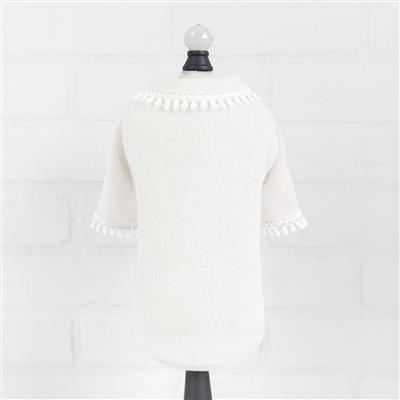 Heavenly Kiss Dog Sweater: Cream