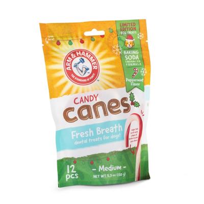 Arm & Hammer: Holiday Candy Canes Dental Treats - Peppermint