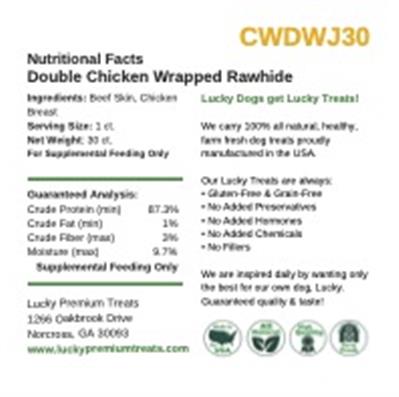 Double Chicken Wrapped Beefhide - Regular