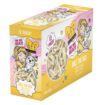 Weruva BFF Dog Roll The Dice Chicken & Rice Cup 2.7oz.