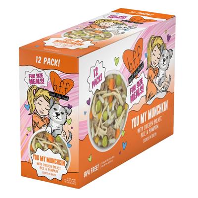 Weruva BFF Dog You My Munchkin Chicken Rice & Pumpkin Cup 2.7oz.