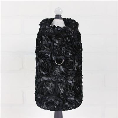 Victorian Dog Coat: Black