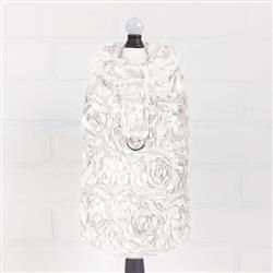 Victorian Dog Coat: White