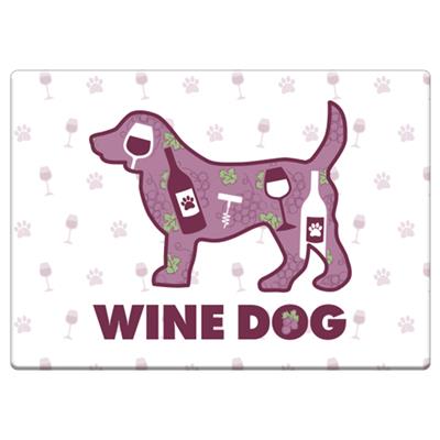 Wine Dog -  3.5" x 2.5" Magnets