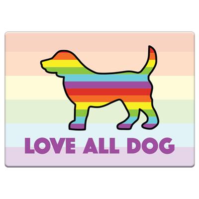 Love All Dog -  3.5" x 2.5" Magnets
