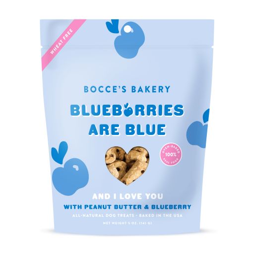 Bocce's Bakery Blueberries are Blue Dog Biscuits