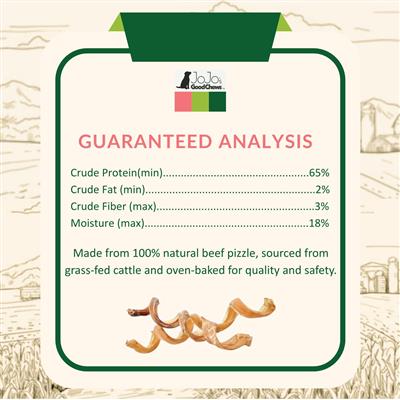 All-Natural Curly Bully Sticks Dog Treats 7 inch - 10 inch (25/case)