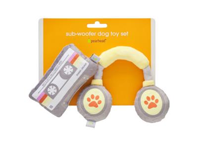 Sub-woofer Dog Toys, Set of 2