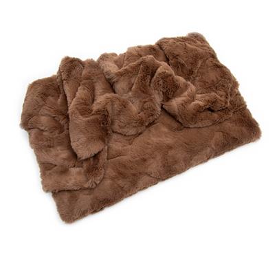 Pocket Bed - Mocha Brown Minky Fur