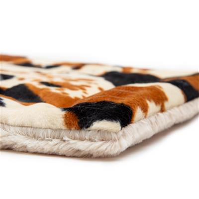 Flat Bed - Fur - Tan Cow