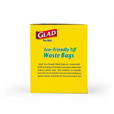 GLAD Eco-Friendly Easy Tie Handle Scented Waste Bags - 24 Rolls/360 Bags