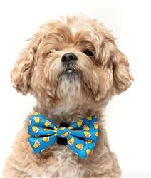 ROYAL BLUE BEER - VELCRO BOW TIE