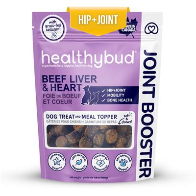 Healthybud's Functional Beef Joint Booster Dog Treats 4.6oz/14.1oz