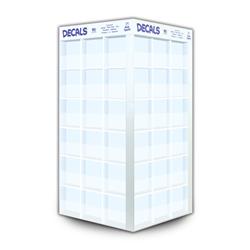 Sticker Display ONLY - No Stickers Included - Holds 72 Designs