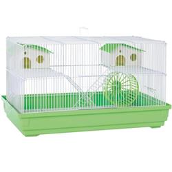 A&E Cages Nibbles Hamster  Gerbil Cage Deluxe 2Level: 2Ea/18In X 11In X 16 In: 2 Pk