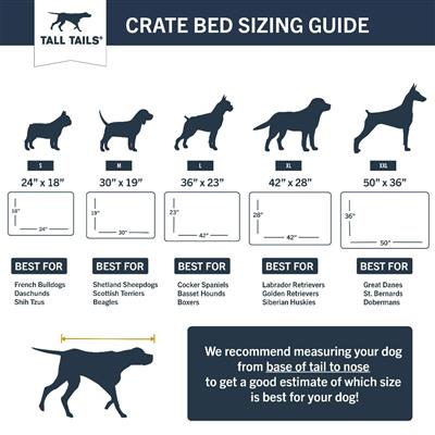 Tall Tails Dog Crate Mat Bed Gray Small
