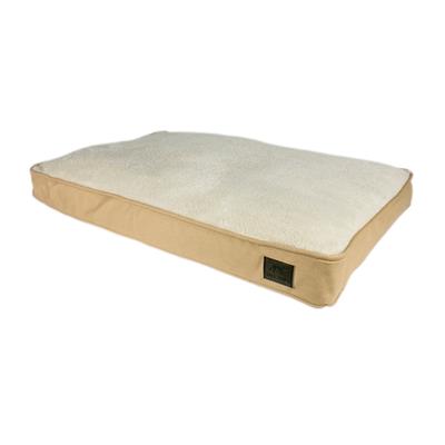 Tall Tails Dog Cushion Bed Khaki Medium