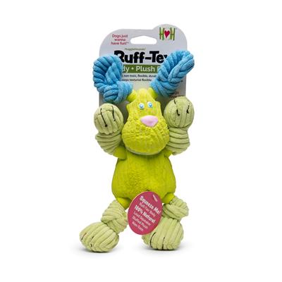 Bugsy Bunny Huggle-Fusion­® (Ruff-Tex® & Knottie®) Dog Toy