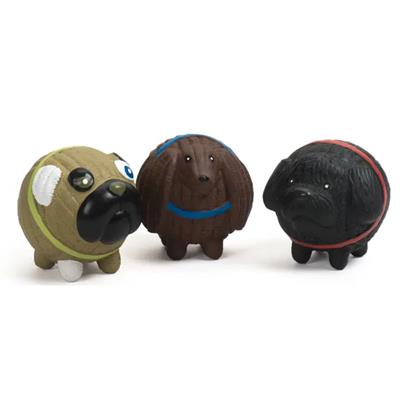 Assorted Ruff-Tex® HuggleMutt™ Balls Dog Toys, Small (3pk)