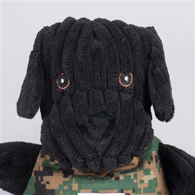 HuggleCause, Warrior Canine Connection, Black Lab Knottie® Plush Dog Toy