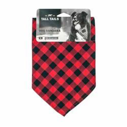 Tall Tails Dog Winter Bandana Red Plaid