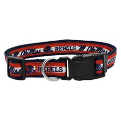 OLE MISS SATIN COLLAR