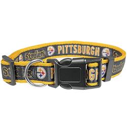 NFL Pittsburgh Steelers Satin Pet Collar