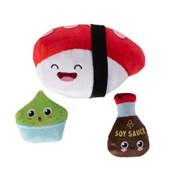 Soy Mates Plush Dog Toys Multi Pack