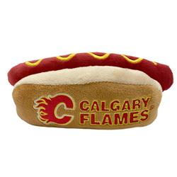 CALGARY FLAMES HOT DOG TOY