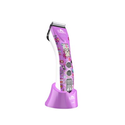 Flash5 5-in-1 Digital Cordless Clipper Purple/Skull by Kenchii
