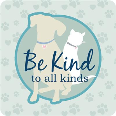 Cork Coaster - Be Kind to All Kinds