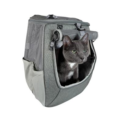 "The Navigator" Convertible Cat Backpack - Heather Grey