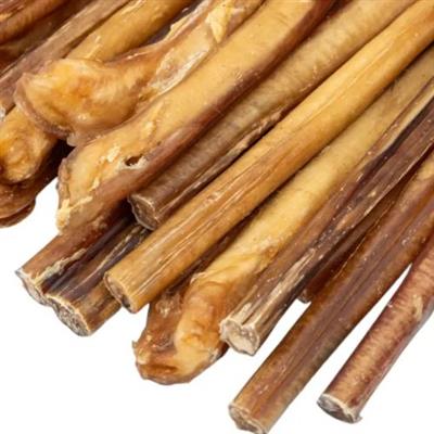 Natural Beef Bully Stick Dog Treats - 12" Thick (25/Bag)