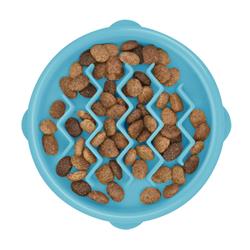 PetStages Kitty Slow Feeder Blue Small