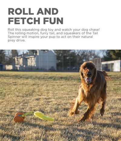 Outward Hound Tail Spinner Orange