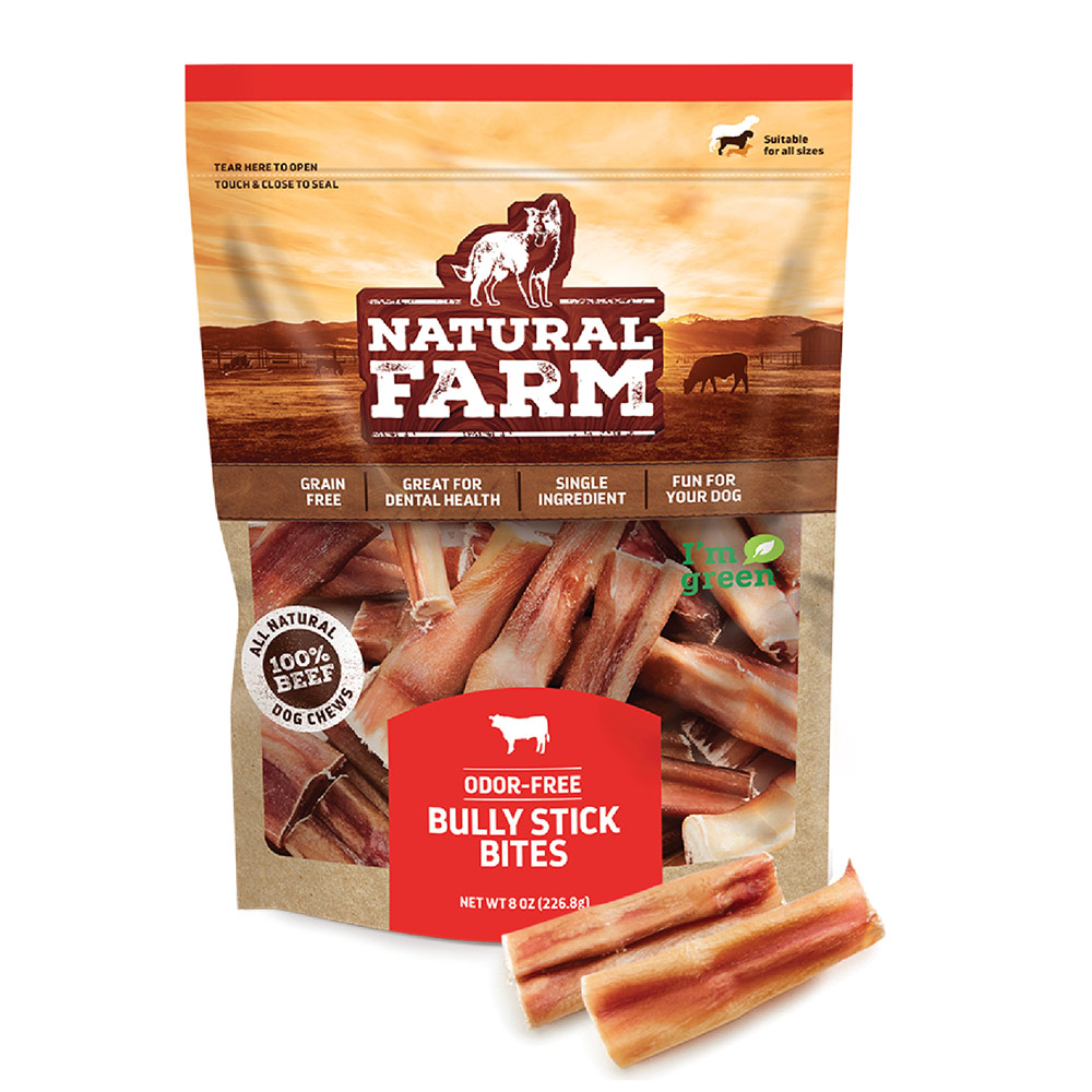 OdorFree Bully Stick Bites 8oz